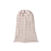Popular Pleated Flanging Pullover Hat Women's Autumn And Winter Ski Wool Hat  Outdoor Knitted Hat sku image 10