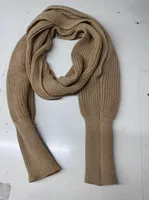 Autumn And Winter Wool Scarf  Men And Women's Long Neck Shawl With Sleeves Knitted Scarf sku image 11