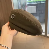 Love Beret Love 2025 Women Autumn And Winter New Woolen Hat Big Head Circumference Face Small sku image 2