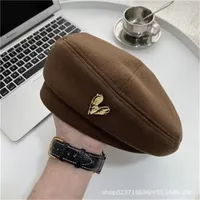 Love Beret Love 2025 Women Autumn And Winter New Woolen Hat Big Head Circumference Face Small sku image 15