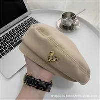 Love Beret Love 2025 Women Autumn And Winter New Woolen Hat Big Head Circumference Face Small sku image 9