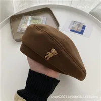 Love Beret Love 2025 Women Autumn And Winter New Woolen Hat Big Head Circumference Face Small sku image 10