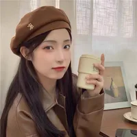 Love Beret Love 2025 Women Autumn And Winter New Woolen Hat Big Head Circumference Face Small sku image 22