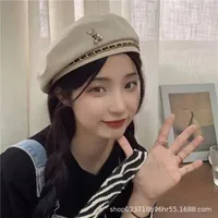 Love Beret Love 2025 Women Autumn And Winter New Woolen Hat Big Head Circumference Face Small sku image 30