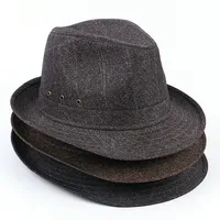 Top Hat Men's Middle-aged And Old Men's Jazz Hat Thickened Hat Fashionable Sports Outdoor Hat Wholesale main image 4