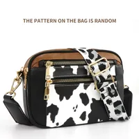 In Stock  Hot Sale Quilted Embroidered Plaid Color Matching Retro Shoulder Bag Zipper Shoulder Strap Messenger Bag Wallet Small Square Bag sku image 8