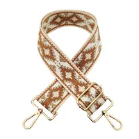 Polyester Cotton Color Block Bag Strap sku image 1