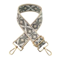 Polyester Cotton Color Block Bag Strap sku image 12
