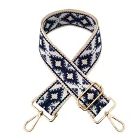 Polyester Cotton Color Block Bag Strap sku image 5