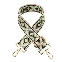 Polyester Cotton Color Block Bag Strap sku image 8