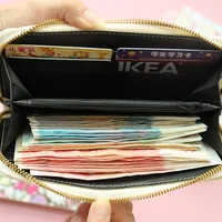 Women's Dog Cat Pu Leather Zipper Wallets main image 2