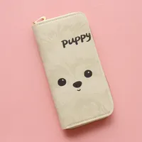 Women's Dog Cat Pu Leather Zipper Wallets main image 3