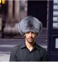 Fox Fur Hat Men's Winter Raccoon Fur Lei Feng Hat Imitation Fur Men's Hat Outdoor Ear Protection Thickened Warm Snow Hat main image 3