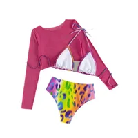 Women's Sexy Leopard 3 Pieces Set Swimwear main image 5