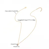 Elegant Simple Style Classic Style Square 201 Stainless Steel Artificial Crystal Zircon Women's Pendant Necklace main image 2