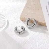 1 Pair Cute Luxurious Simple Style Round 304 Stainless Steel 16K Gold Plated Earrings main image 5