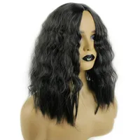 Women's Hip-hop Casual High-temperature Fiber Centre Parting Short Curly Hair Wigs main image 6