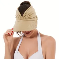 Kid'S Women's Basic Solid Color Big Eaves Sun Hat main image 3