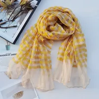 Women's Chinoiserie Ethnic Style Stripe Artificial Cotton  Silk Nylon Silk Scarf sku image 58
