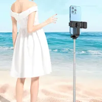Direct Mini Portable Handheld Mobile Phone Bluetooth Selfie Stick Tripod Flash Light Photography Tool main image 1