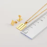 Simple Style Classic Style Map Infinity Life Tree 201 Stainless Steel Plating Women's Earrings Necklace Jewelry Set main image 2