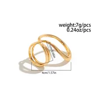 Sweet Cool Style Solid Color Alloy Plating Women's Rings Bracelets sku image 6