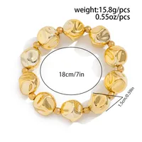 Sweet Cool Style Solid Color Alloy Plating Women's Rings Bracelets sku image 11