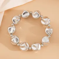 Sweet Cool Style Solid Color Alloy Plating Women's Rings Bracelets sku image 12