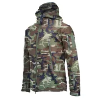 Men's Camouflage Casual Hooded Long Sleeve Loose Men's Outwear main image 2