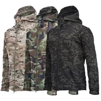 Men's Camouflage Casual Hooded Long Sleeve Loose Men's Outwear main image 5