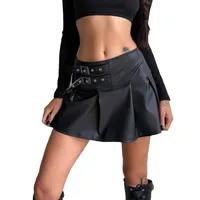 Women's Skirt Streetwear Solid Color Above Knee Holiday main image 5