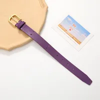 Simple Style Solid Color Leather Jewelry Accessories sku image 5