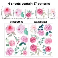 Casual Dinosaur Rose PVC Wall Sticker Wall Art main image 2