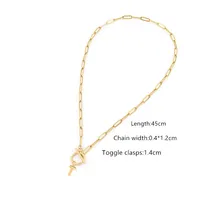 Elegant Simple Style Classic Style Letter 201 Stainless Steel 304 Stainless Steel Women's Pendant Necklace sku image 19