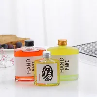 Casual Elegant Lady Solid Color Calcium Glass Beverage Bottle main image 2