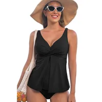 Women's Solid Color 1 Piece Swimwear sku image 3