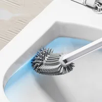 Casual Elegant Lady Solid Color PP TPR Toilet Brush main image 1