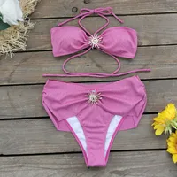 Women's Stripe Sun 2 Pieces Set Swimwear main image 2