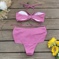 Women's Stripe Sun 2 Pieces Set Swimwear main image 3