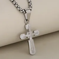 Retro Punk Cross 304 Stainless Steel Mixed Metal Jewelry Accessories sku image 8