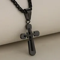 Retro Punk Cross 304 Stainless Steel Mixed Metal Jewelry Accessories sku image 11