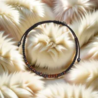 Vintage Style Geometric Pu Leather Beaded Plating Unisex Bracelets main image 3