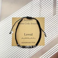 Vintage Style Geometric Pu Leather Beaded Plating Unisex Bracelets sku image 8