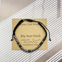 Vintage Style Geometric Pu Leather Beaded Plating Unisex Bracelets sku image 10