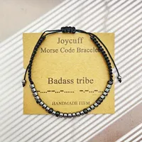 Vintage Style Geometric Pu Leather Beaded Plating Unisex Bracelets sku image 15