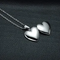 Modern Style Letter Heart Shape 304 Stainless Steel Polishing Unisex Pendant Necklace main image 1