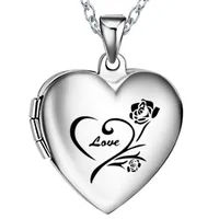 Modern Style Letter Heart Shape 304 Stainless Steel Polishing Unisex Pendant Necklace sku image 1