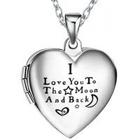 Modern Style Letter Heart Shape 304 Stainless Steel Polishing Unisex Pendant Necklace sku image 3