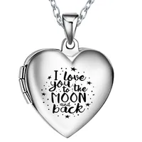 Modern Style Letter Heart Shape 304 Stainless Steel Polishing Unisex Pendant Necklace sku image 5