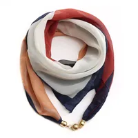 Women's Classic Style Splicing Polka Dots Flower Polyester Printing Silk Scarf sku image 10